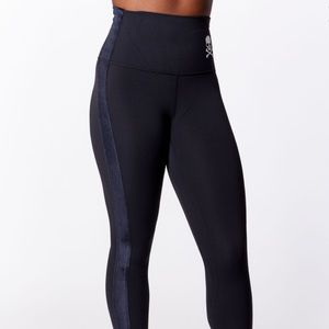 NWT Lululemon soulcycle align HR crop with velvet black